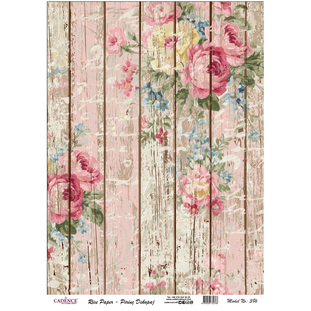 Rice Decoupage Paper - French Chic