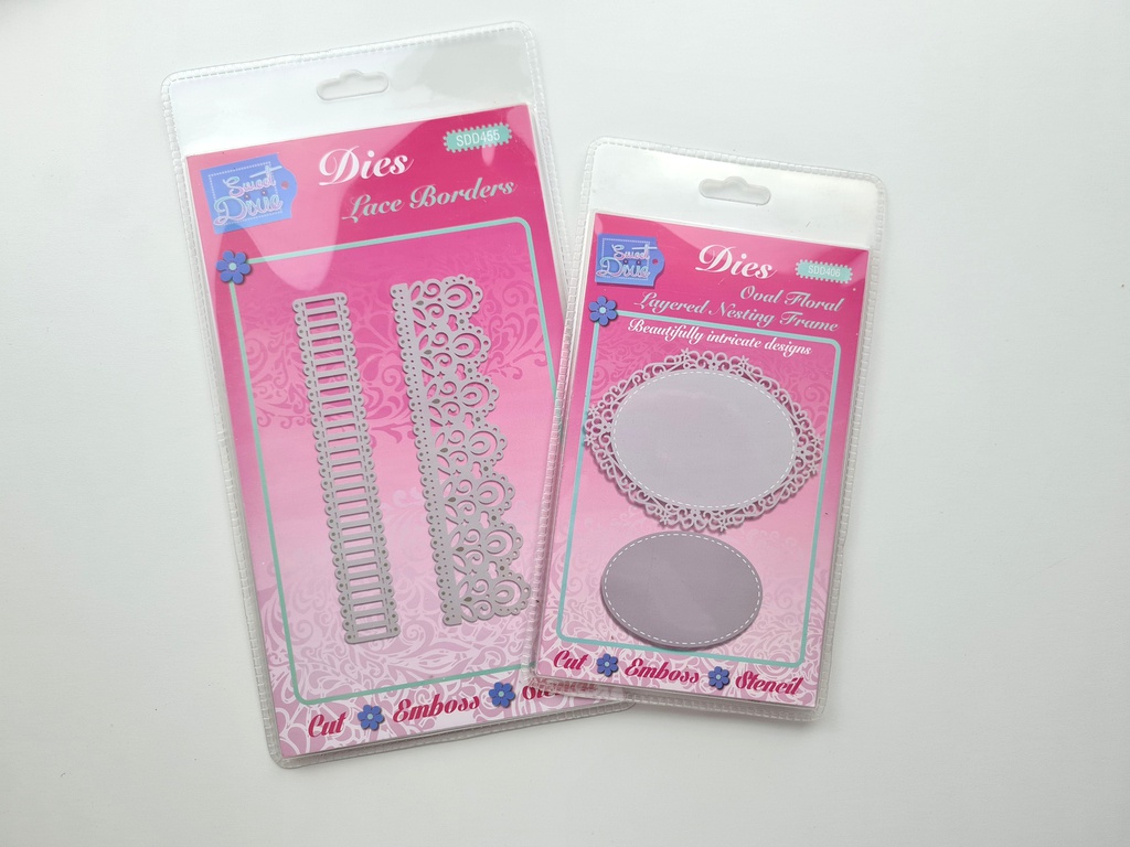 Lace Borders and Oval die set