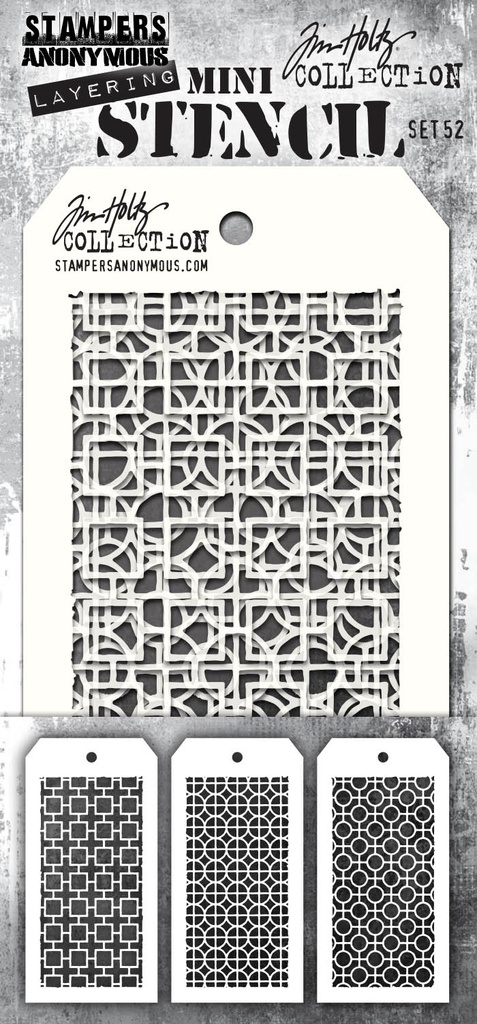 MINI LAYERING STENCIL SET 52