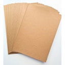 25 sheets of Kraft card