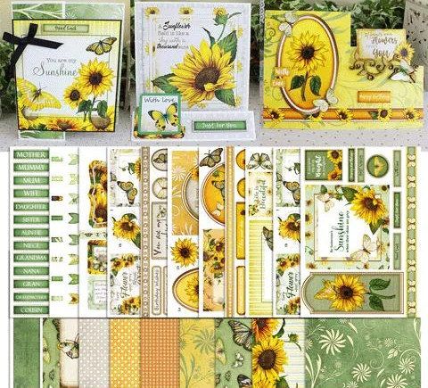 Sunflower Dreams Cardmaking Kit with Forever Code