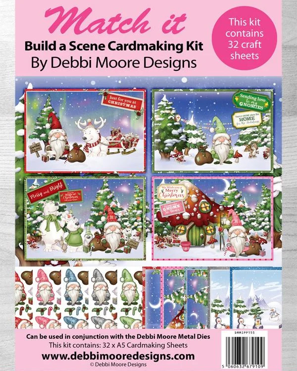 Match It - Build A Scene I'll be Gnome for Christmas Pad
