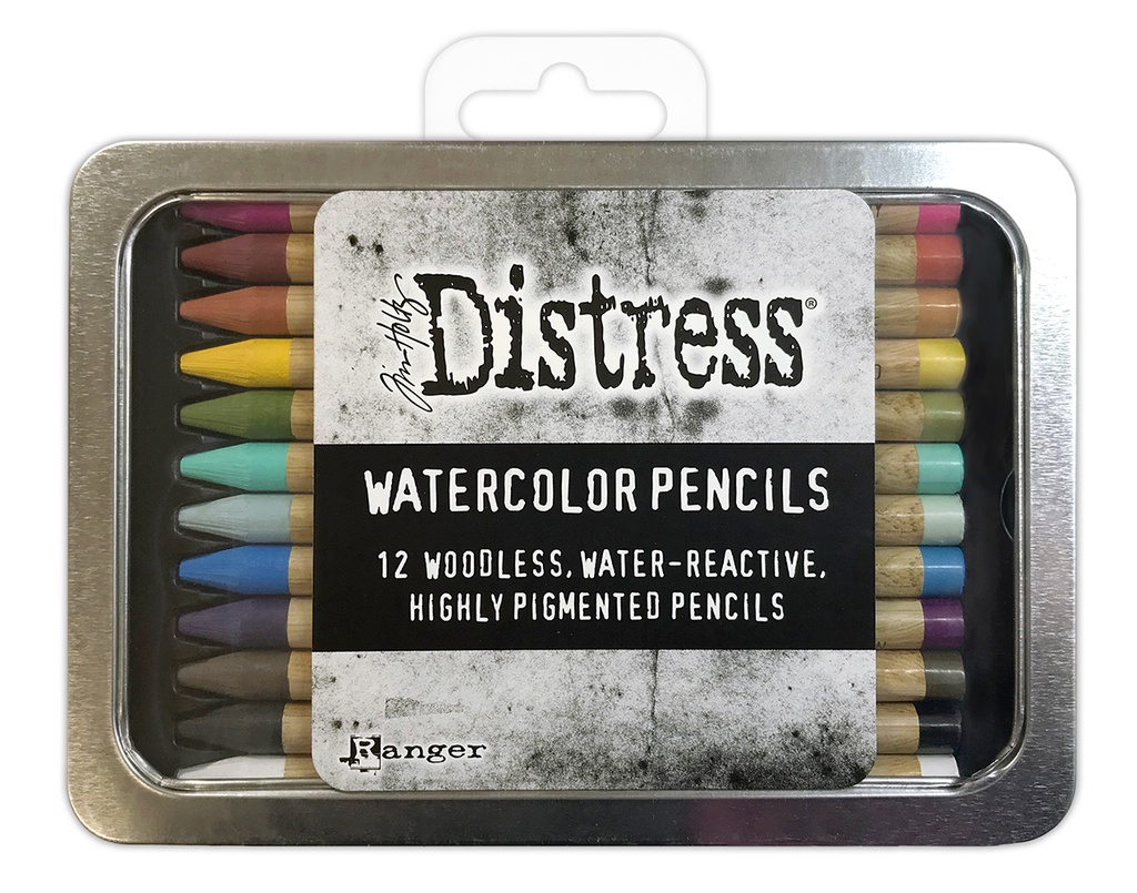 Tim Holtz® Distress Watercolour Pencils Kit 1 (12 Pack)