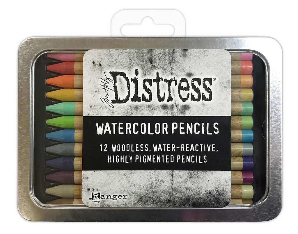 Tim Holtz - Distress - Watercolour Pencils Kit 2 (12 Pack) 