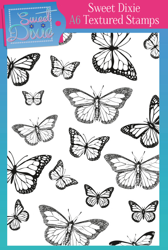 Sweet Dixie A6 Textured Stamp - Texture 8