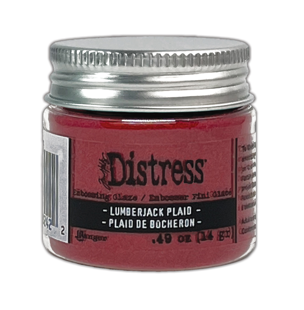 Tim Holtz - Distress - Embossing Glaze Lumberjack Plaid