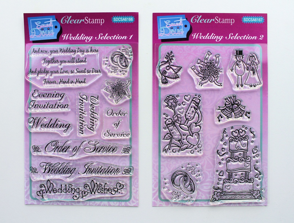 2 Wedding Stamp Sets