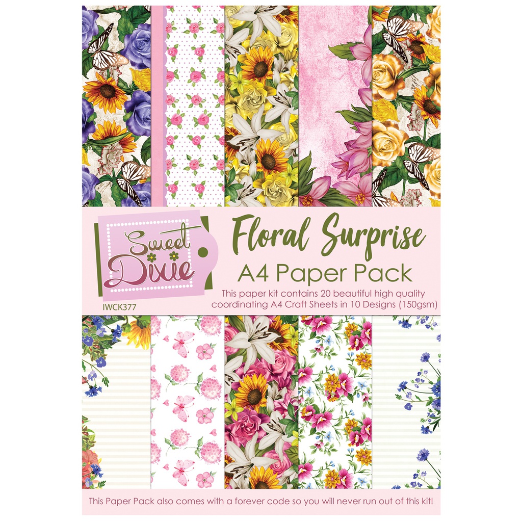 Sweet Dixie Floral Surprise Paper Pack