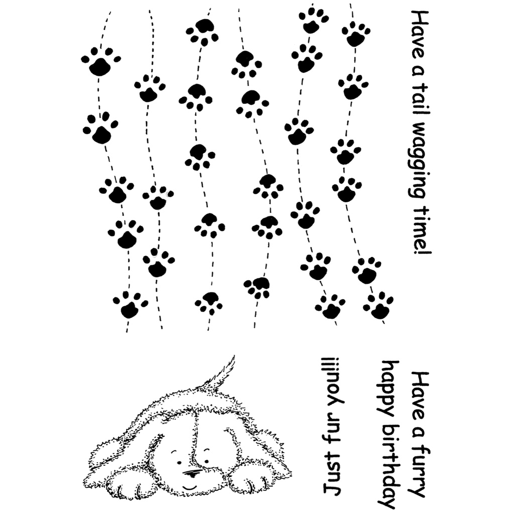 Linday Mason Everyday Dog Prints stamp set