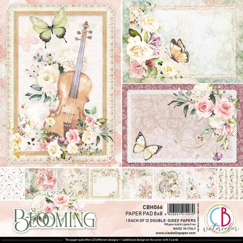 Ciao Bella Paper - Blooming Paper Pad (8"x8")