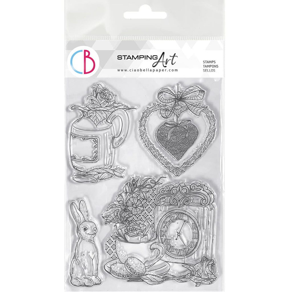 Ciao Bella Paper - Spring Time  6"x8" Stamp Set  