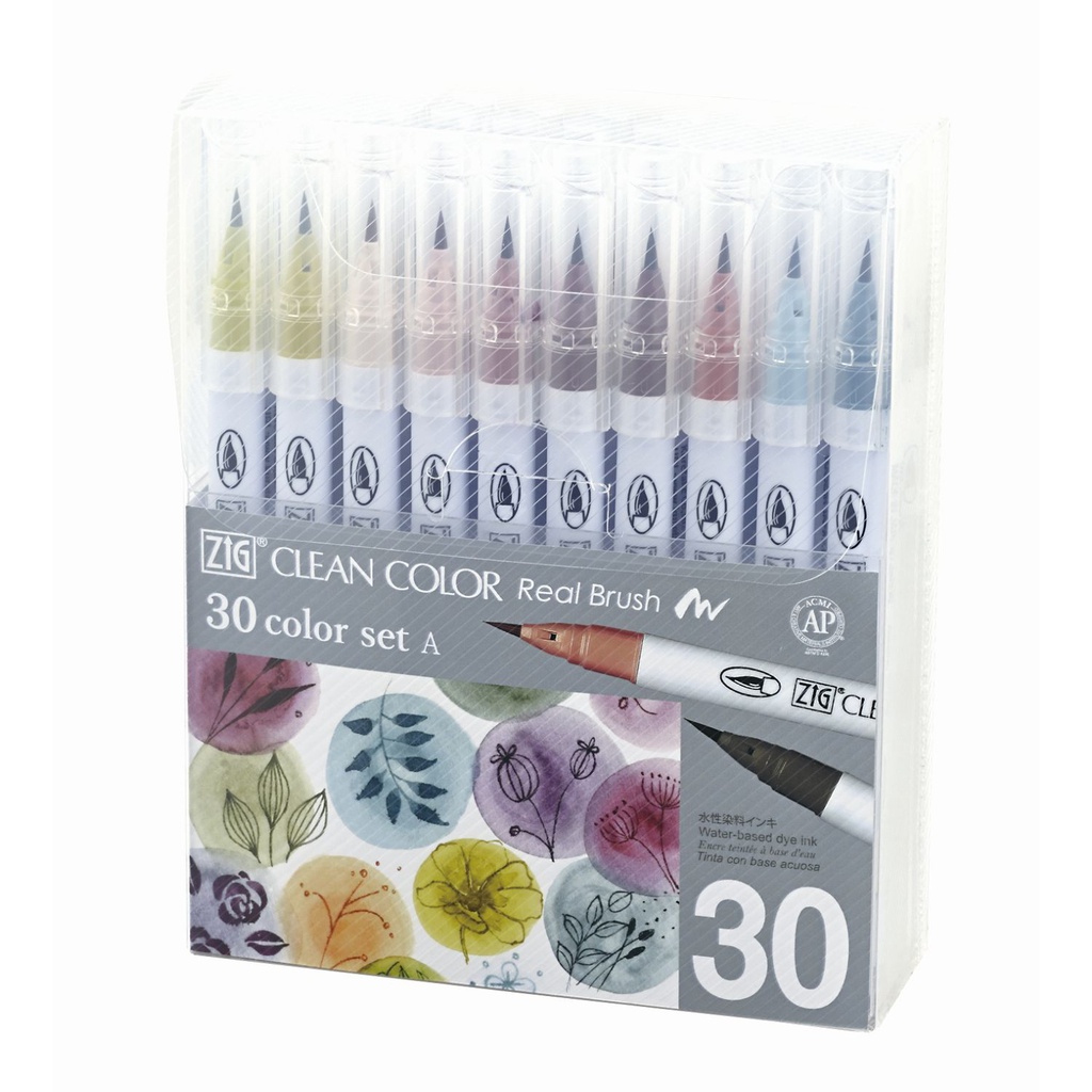 ZIG CLEAN COLOR Real Brush 30 color set