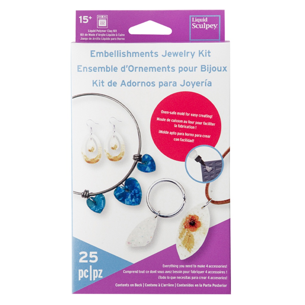 Liquid Sculpey Embellishment Jewelry Kit