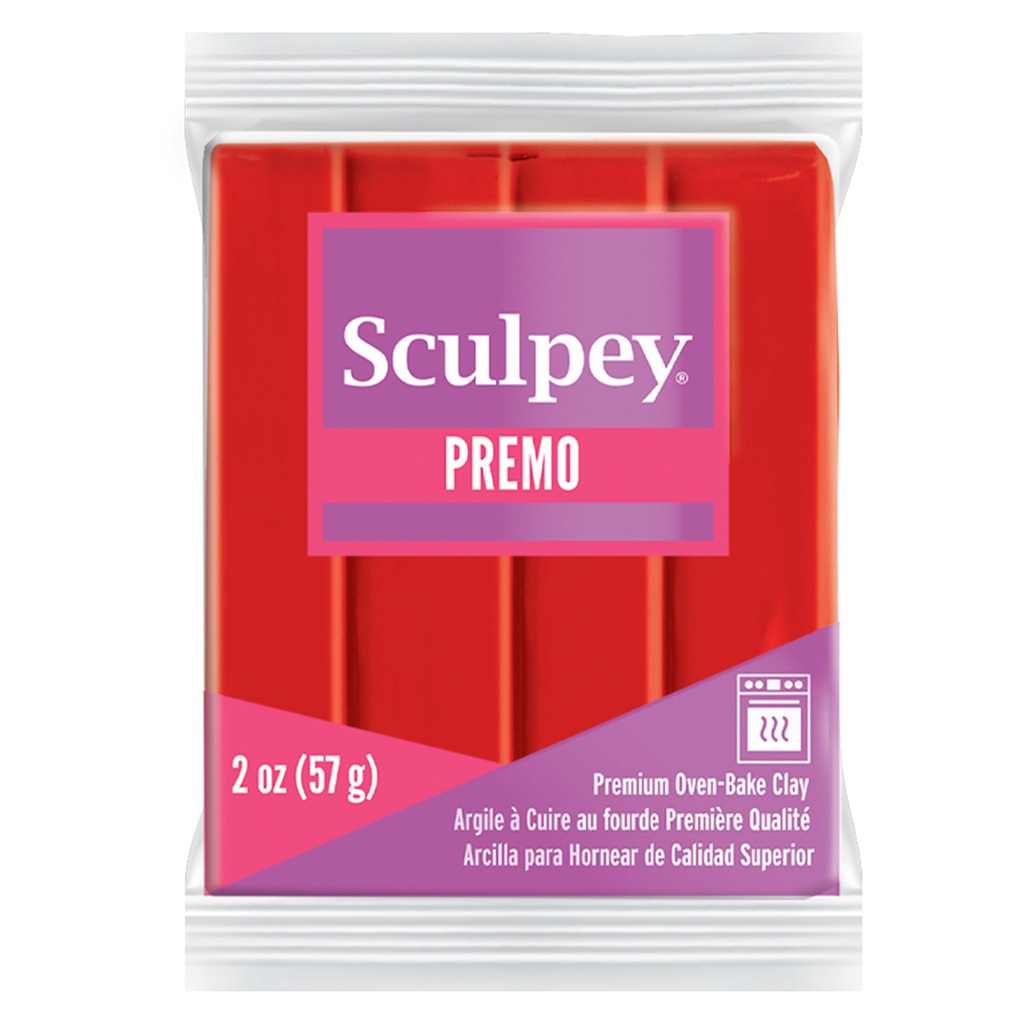 Sculpey Premo 2oz Cadmium Red Hue