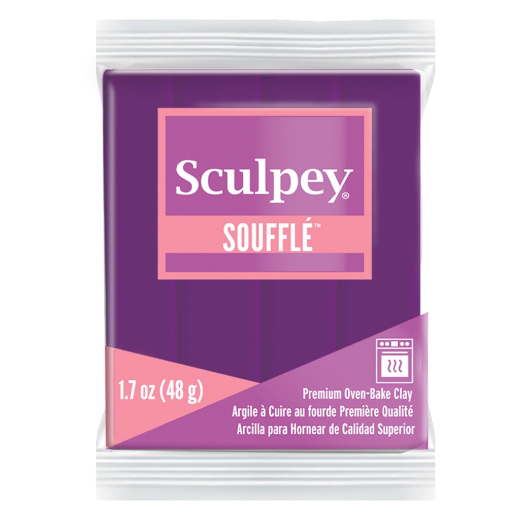 Sculpey Soufflé 1.7oz Grape