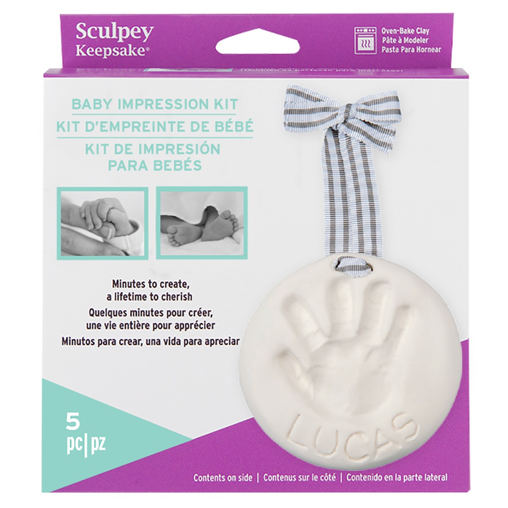 Sculpey Keepsake Baby Impression Kit -- White