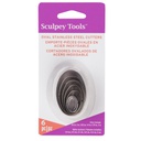Sculpey Graduated Cutter Set: Oval (6pc)