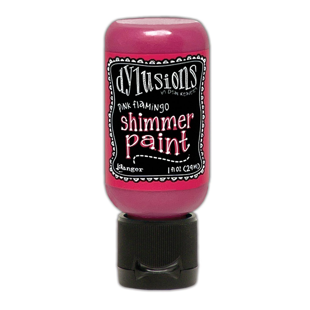 Dylusions Shimmer Paint 1oz. Pink Flamingo