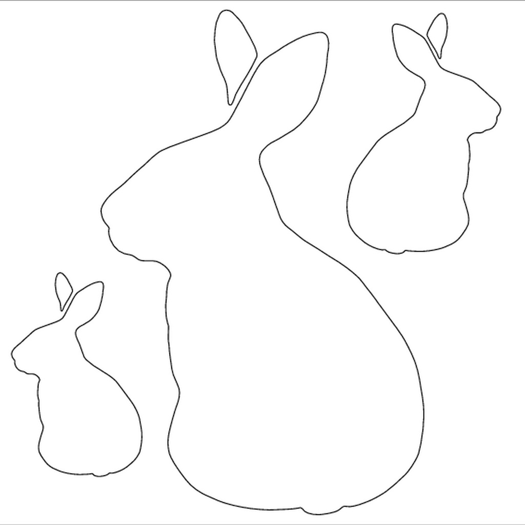 Spring Rabbits MajeMask Stencil