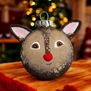 Deer Bauble (carton of 12)