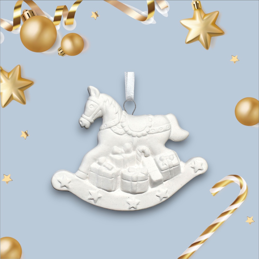 Rocking Horse Ornament (wrap of 12)