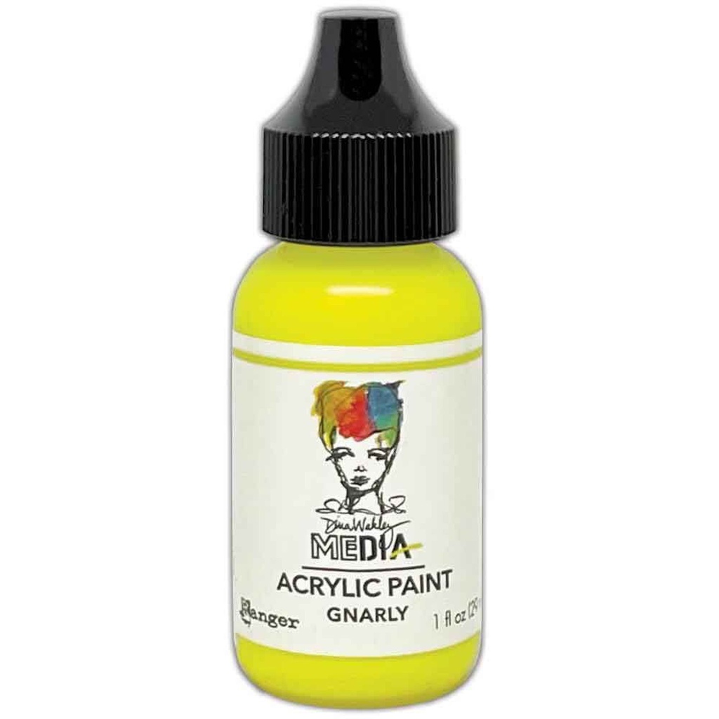 Dina Wakley Media Neon Paints - Gnarly (1oz)