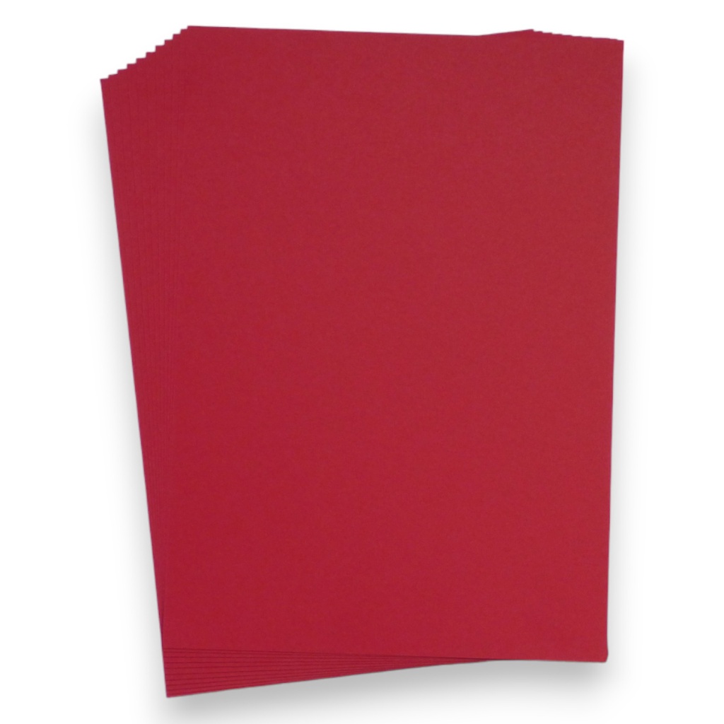 Christmas Red A4 Cardstock (250gsm x10)