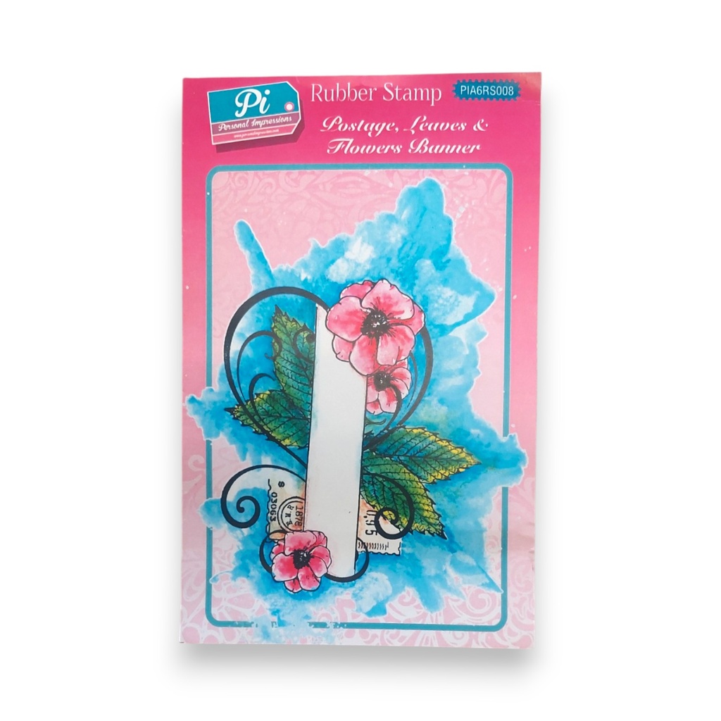 Personal Impressions Postage, Leaves & Flowers Banner Stamp Set