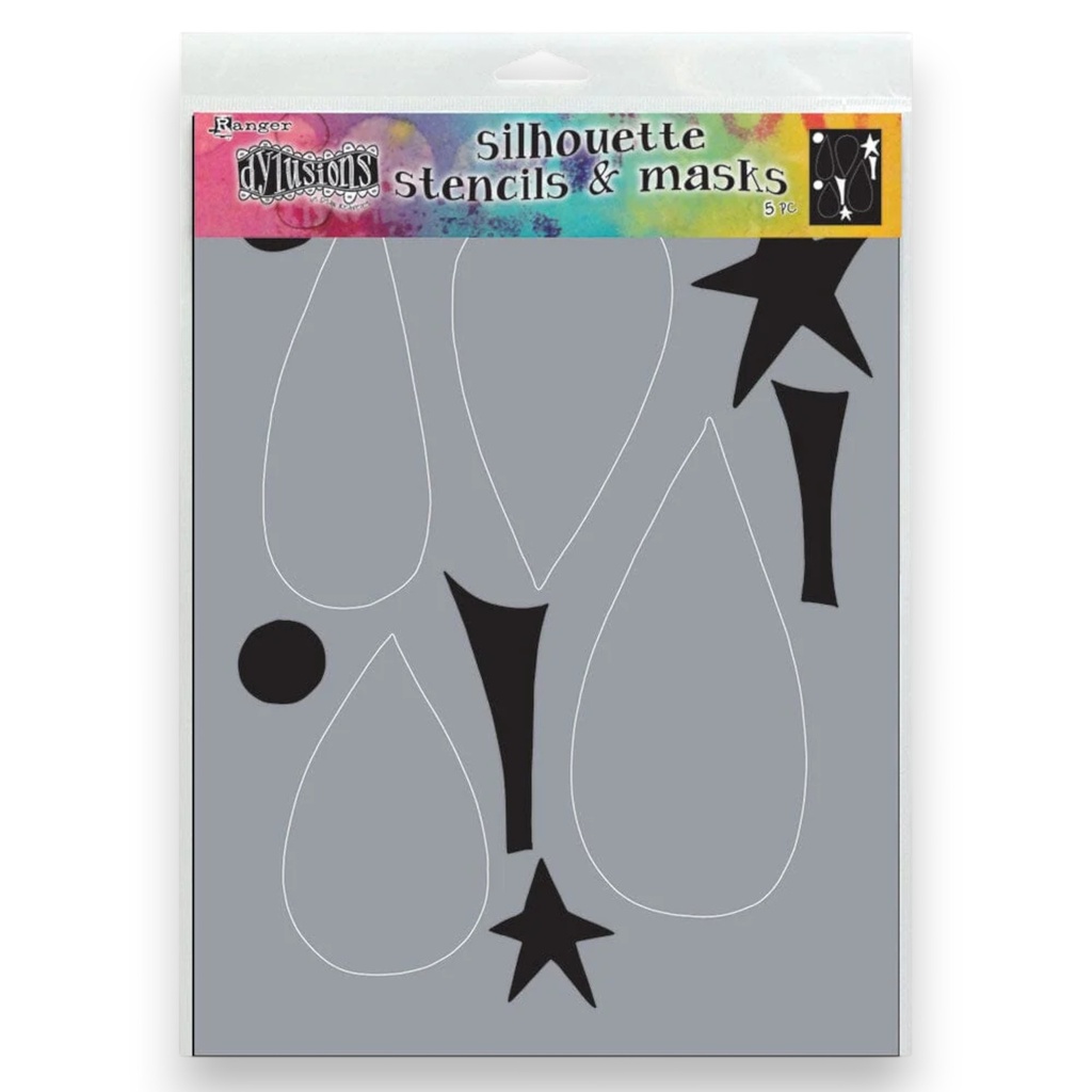 Dylusions A Ton of Trees Stencil