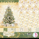 Ciao Bella Paper Sparkling Christmas 12" x 12" Patterns Pad