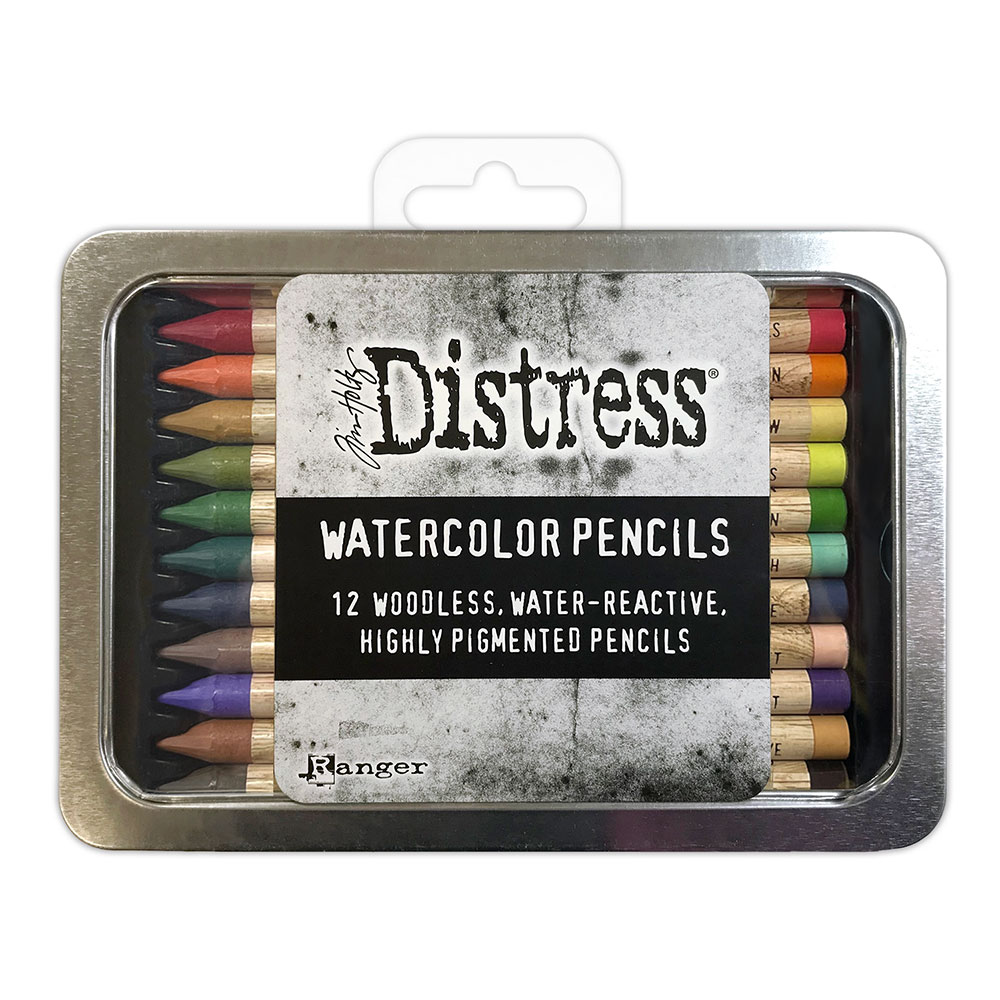 Tim Holtz® Distress Watercolour Pencils Kit 4 (12 Pack)