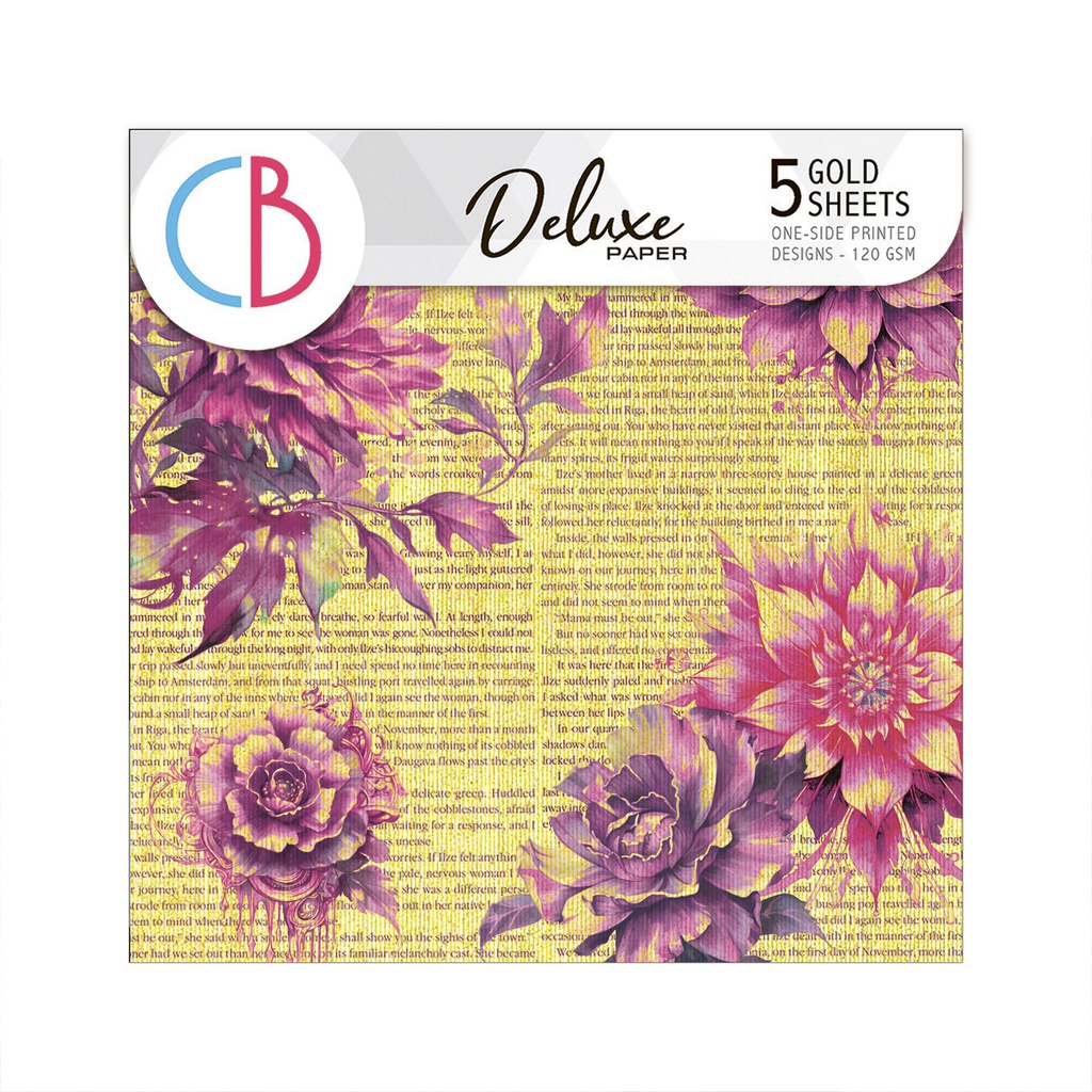 Ciao Bella Paper - Ethereal 6"x6" Deluxe Gold Paper 