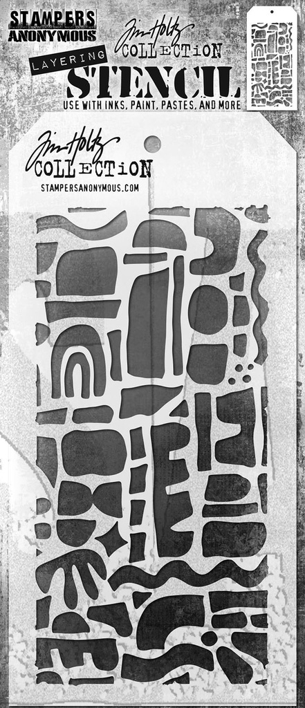 Cutout Shapes 1 Tim Holtz Layering Stencil