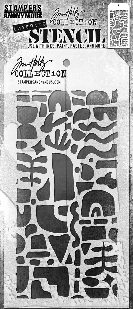 Cutout Shapes 2 Tim Holtz Layering Stencil