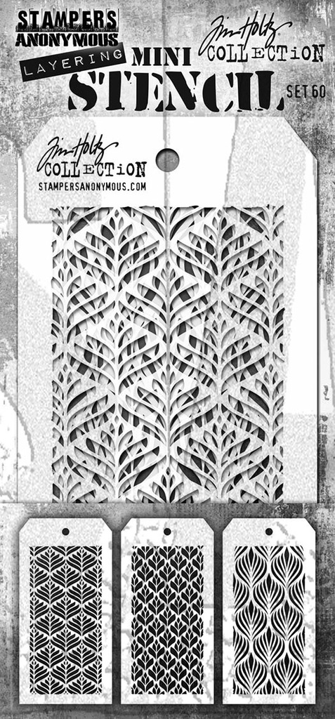 Tim Holtz Mini Layering Stencil Set #60 