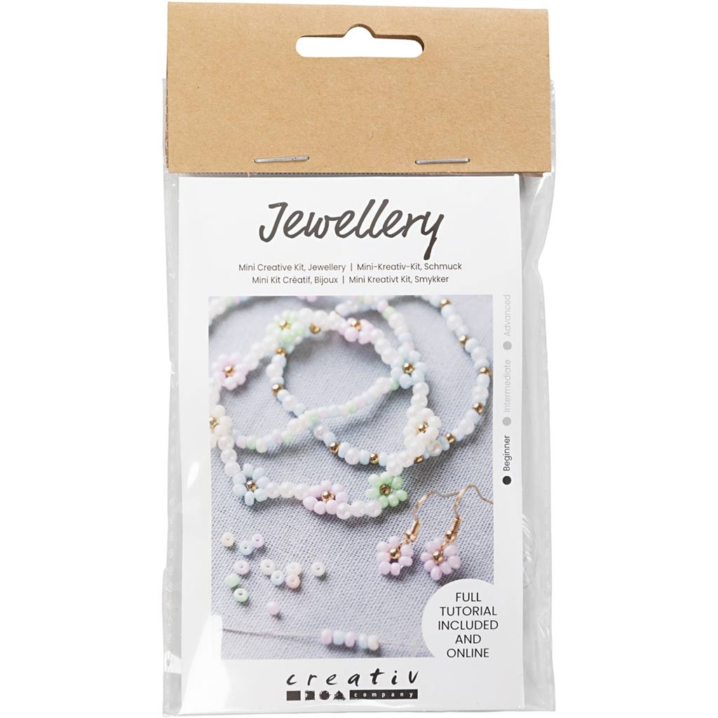 Creativ - Jewellery Mini Craft Kit - Elastic Bracelet & Earrings