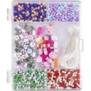 Craft Mix Jewellery, pastel colours, Candy Mix, 1 pack