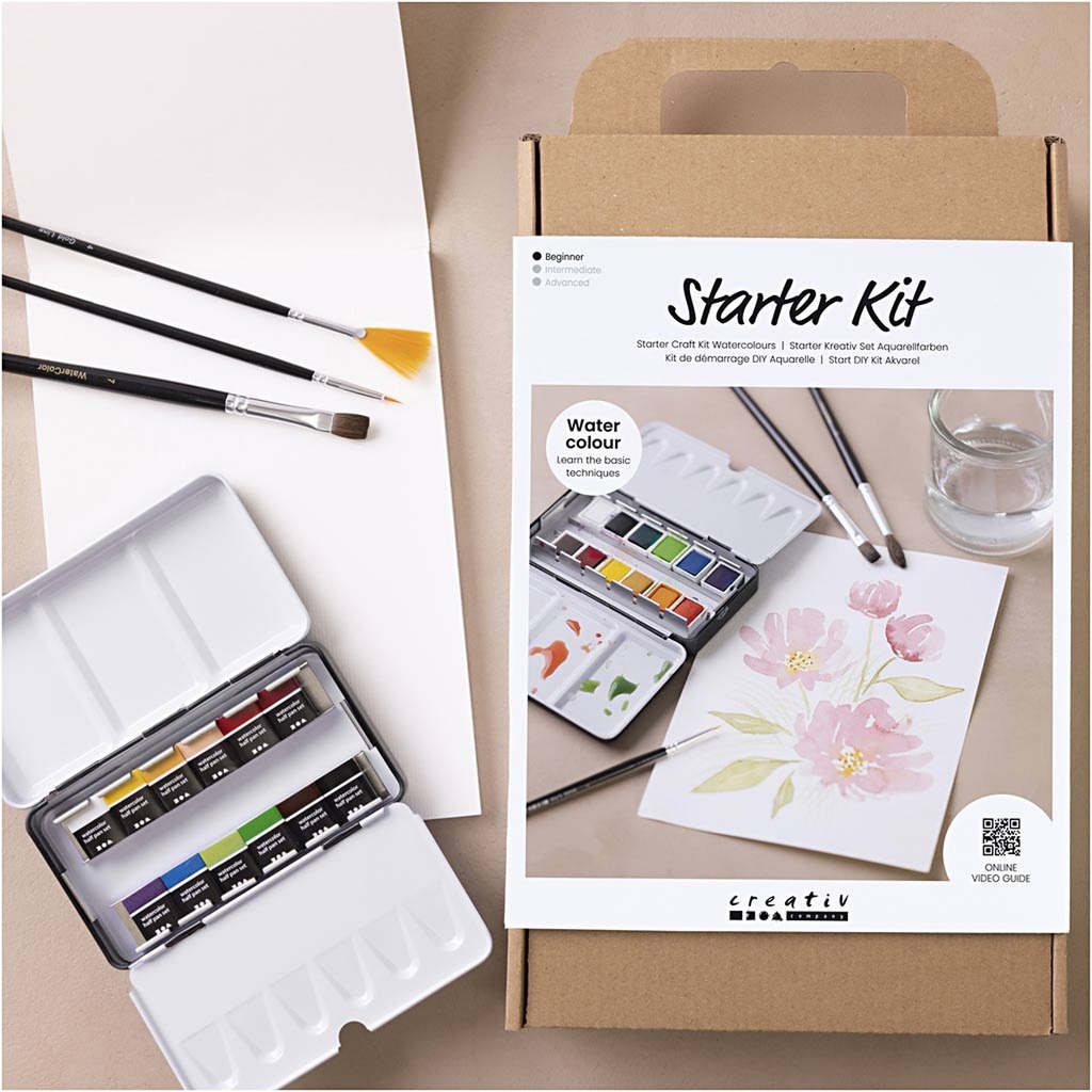 Creativ - Watercolours Starter Craft Kit