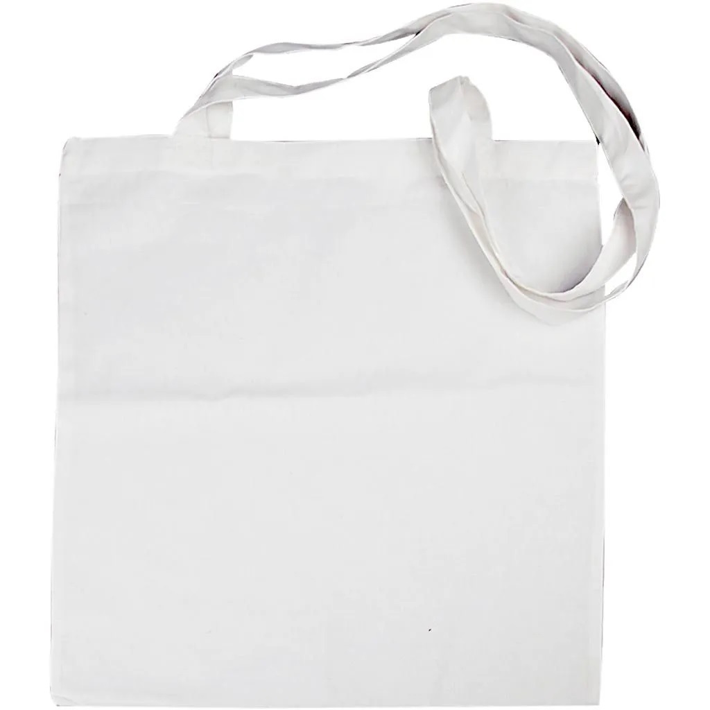 Shopping Bag, white, size 38x42 cm, 130 g, pack of 20