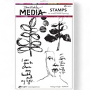 Dina Wakley MEdia Rubber Stamps - Healing & Light 