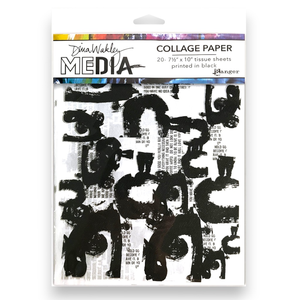 Dina Wakley MEdia Collage Paper - Painted Marks 