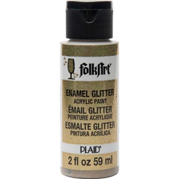 [PE2798] Glitter Gold Folkart Enamels Metallic/Glitter - 2 Oz.