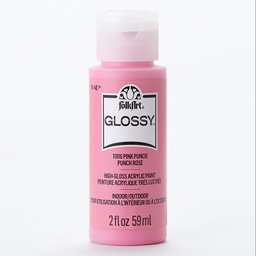 [PE11816] Pink Punch Folkart Glossy Acrylic Paints - 2 Oz.
