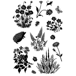 [CDCCSTFIE-02] Field Florals A6 Clear Stamp Set