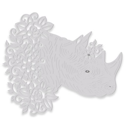 [SDD664] Floral Rhino- Sweet Dixie Cutting Die