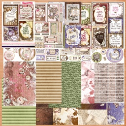 [SDTK003] Sweet Dixie - Shabby Chic Sentiment Toppers Card Kit