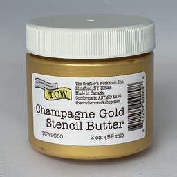 [TCW9080] Champagne Gold Stencil Butter 2oz