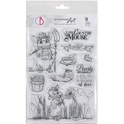 [CBPS8009] Clear Stamp Set 6x8 The Country Mouse