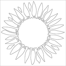 [CDSTSU-02] Sunflower - MajeMask Stencil