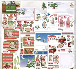 [DMIWCK383] I'll be Gnome for Christmas Dimensional Cardmaking Kit with forever code